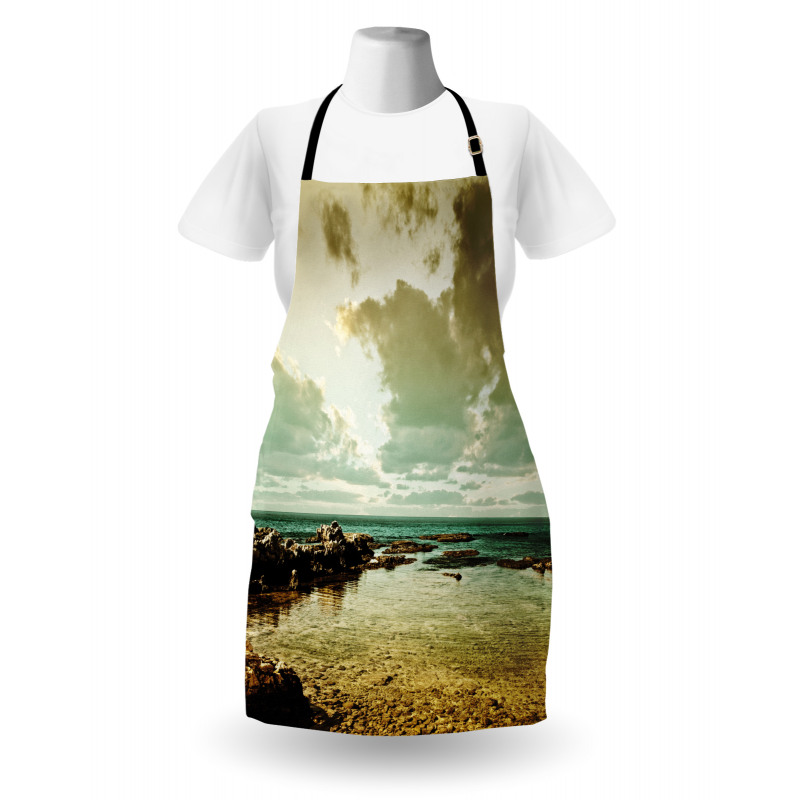 Ocean Island Scenery Apron