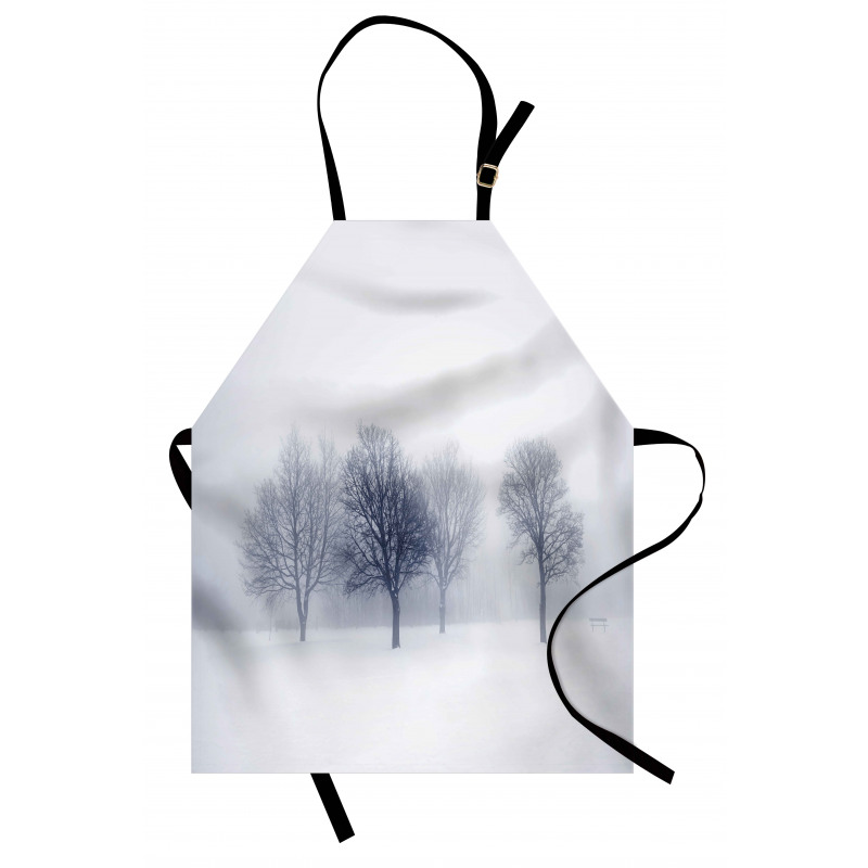 Winter Leafless Forest Apron