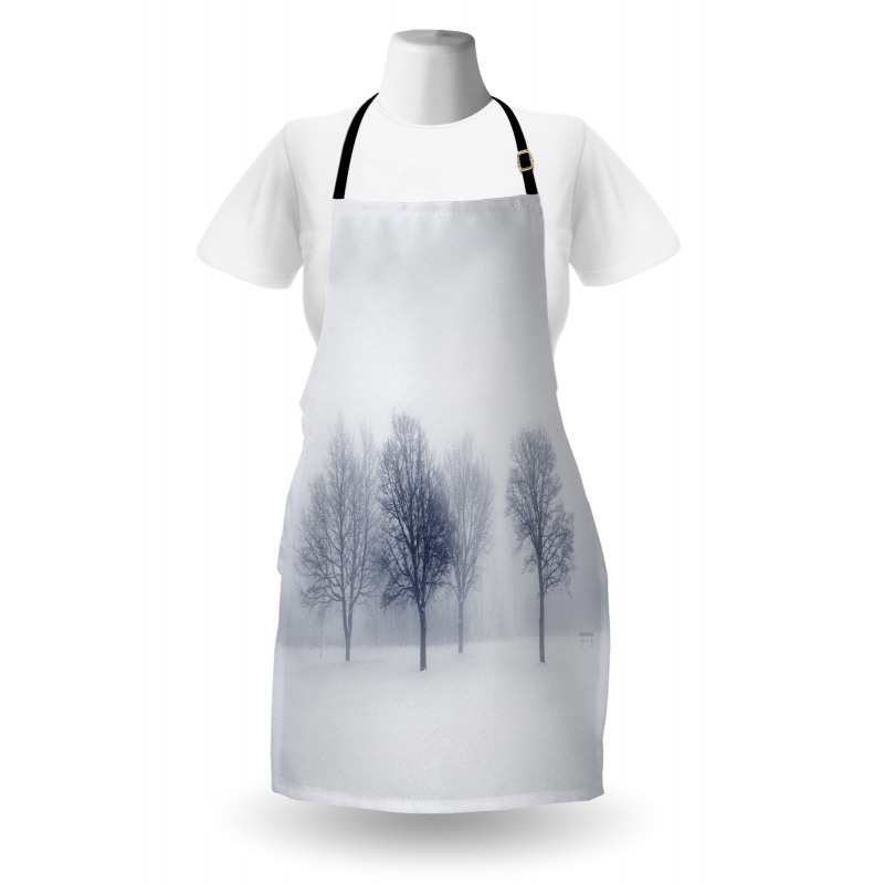 Winter Leafless Forest Apron