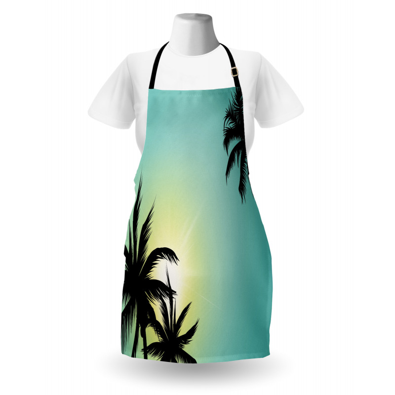 Hawaiian Miami Beach Sun Apron