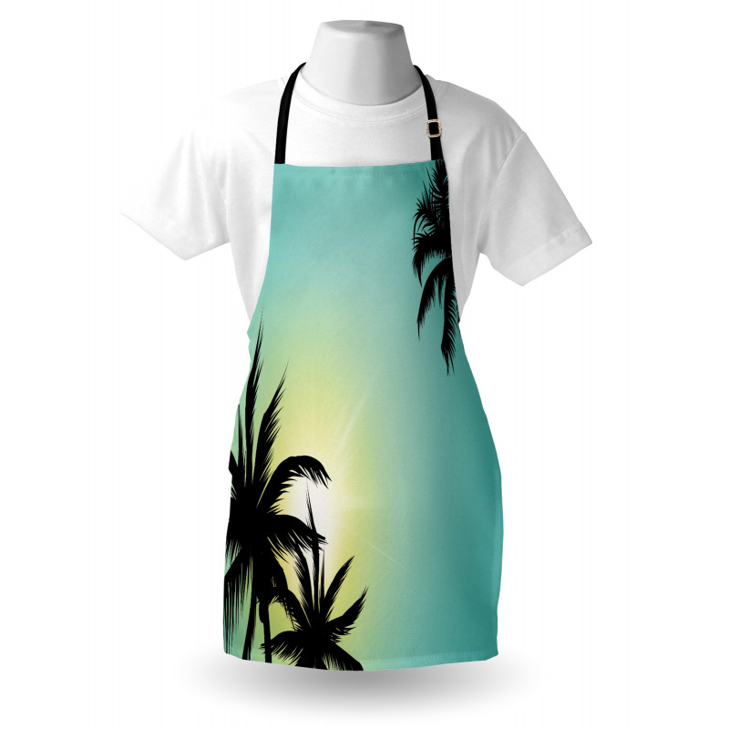 Hawaiian Miami Beach Sun Apron