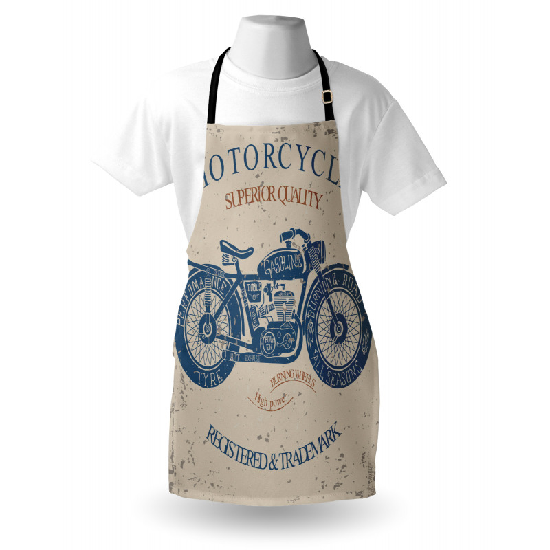 Retro Chopper Rider Apron