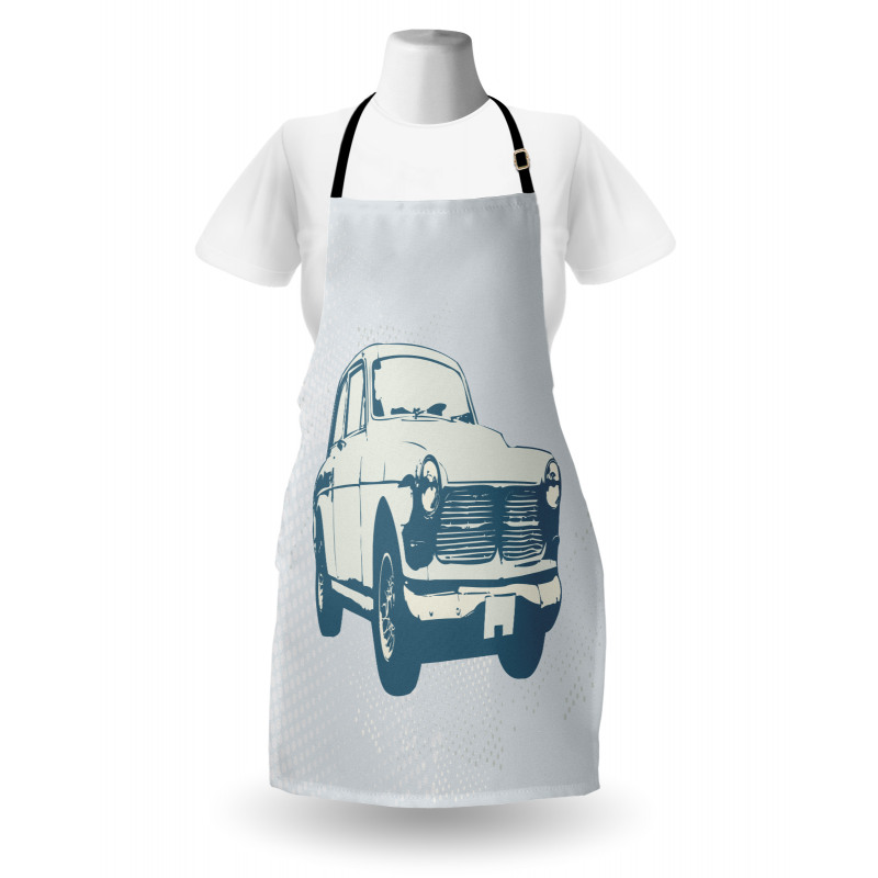 Vintage Old Custom Car Apron