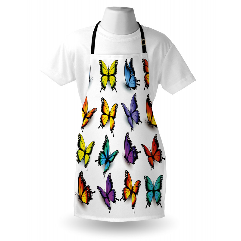 Colorful Wings Spring Apron