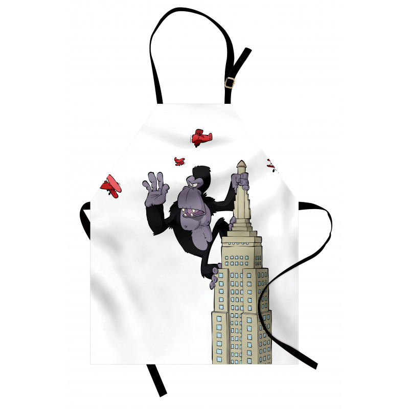 King Monkey Cartoon Apron