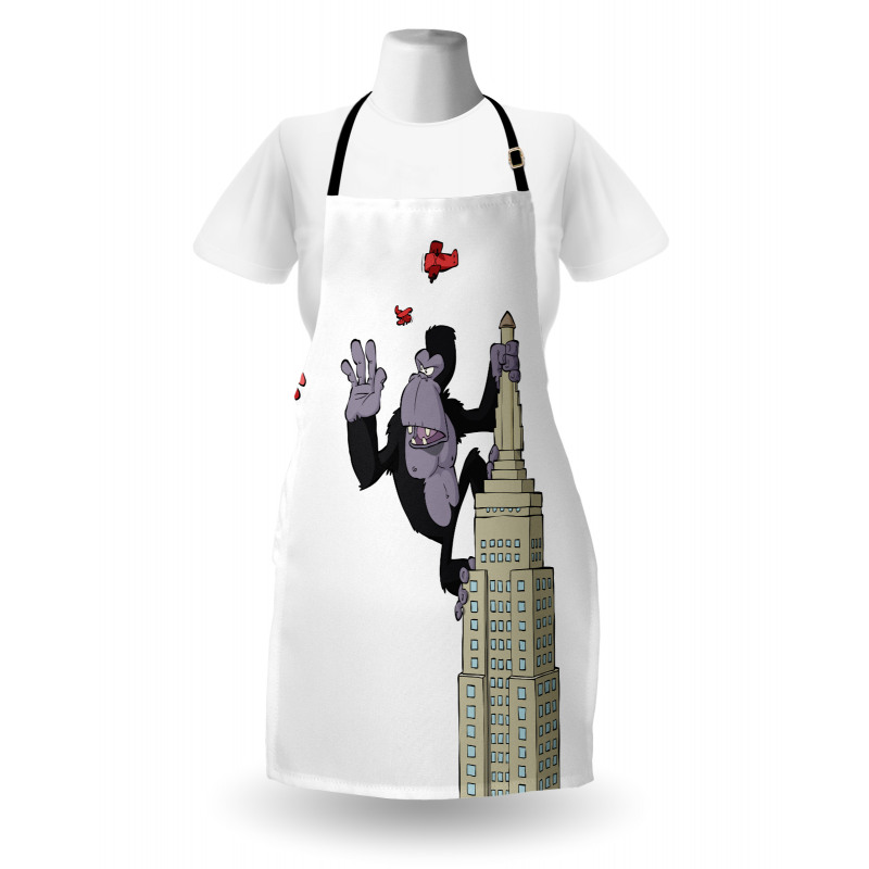 King Monkey Cartoon Apron