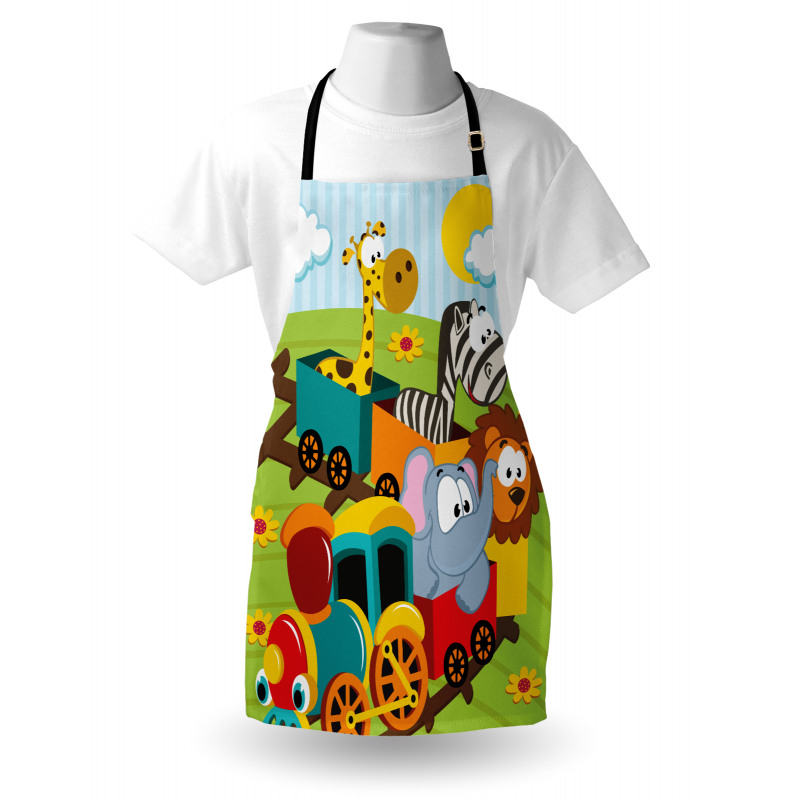 Baby Safari Wild Animals Apron