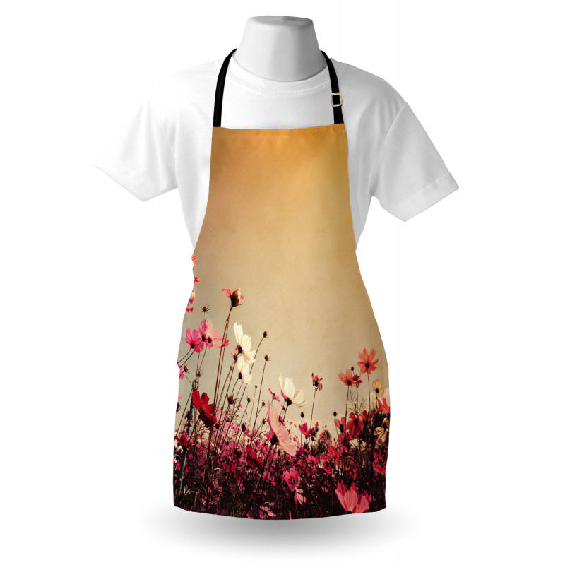 Garden Flowers Poppies Apron