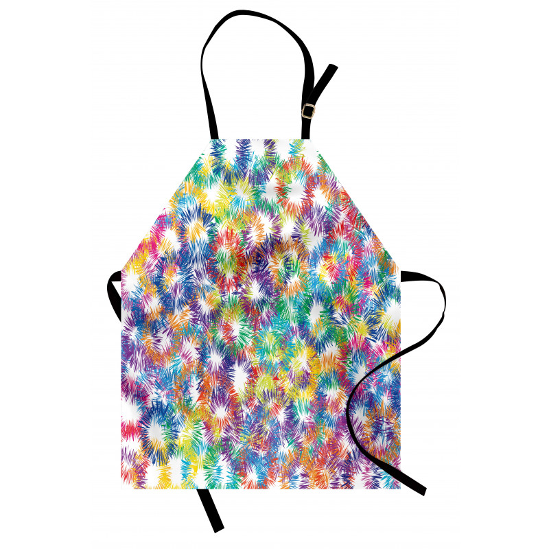 Abstract Fireworks Apron