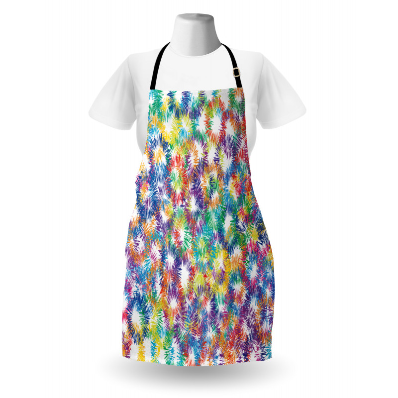 Abstract Fireworks Apron