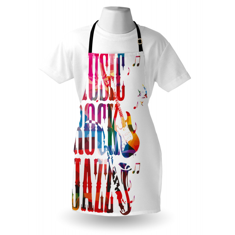 Rock Jazz Lettering Apron