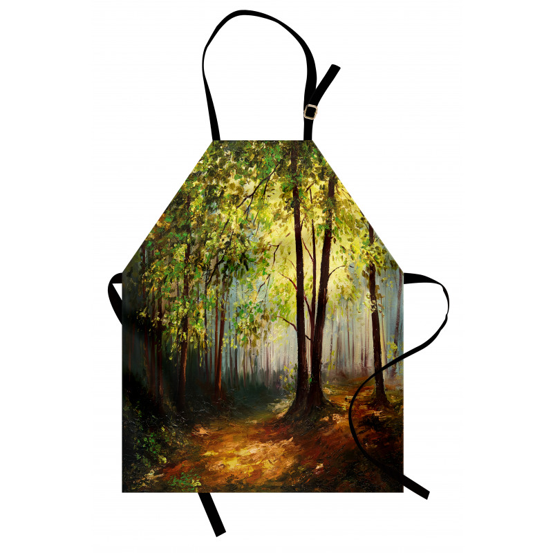 Spring Woodland Trees Apron