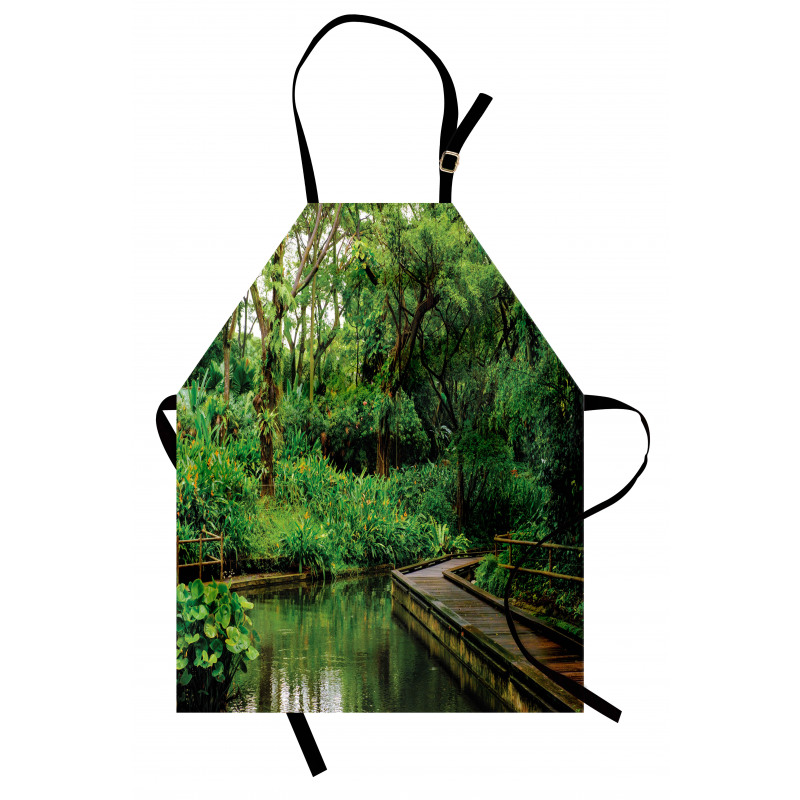 Wild Exotic Forest Pier Apron
