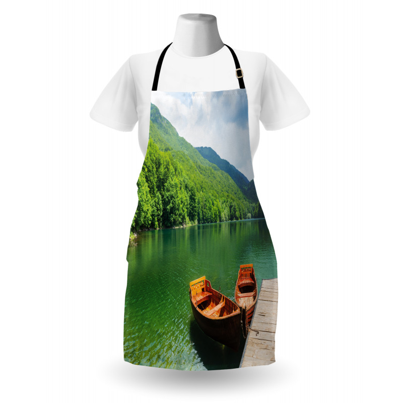 Boats Lake Forest Serene Apron