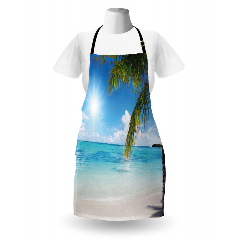 Tropical Seashore Palms Apron