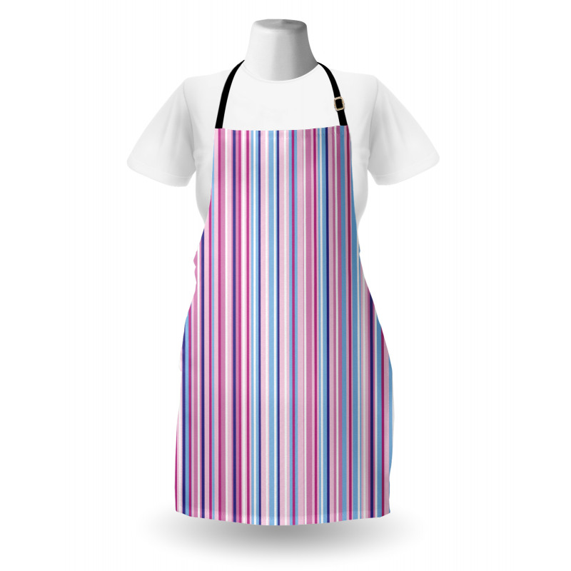 Colored Stripes Lines Apron