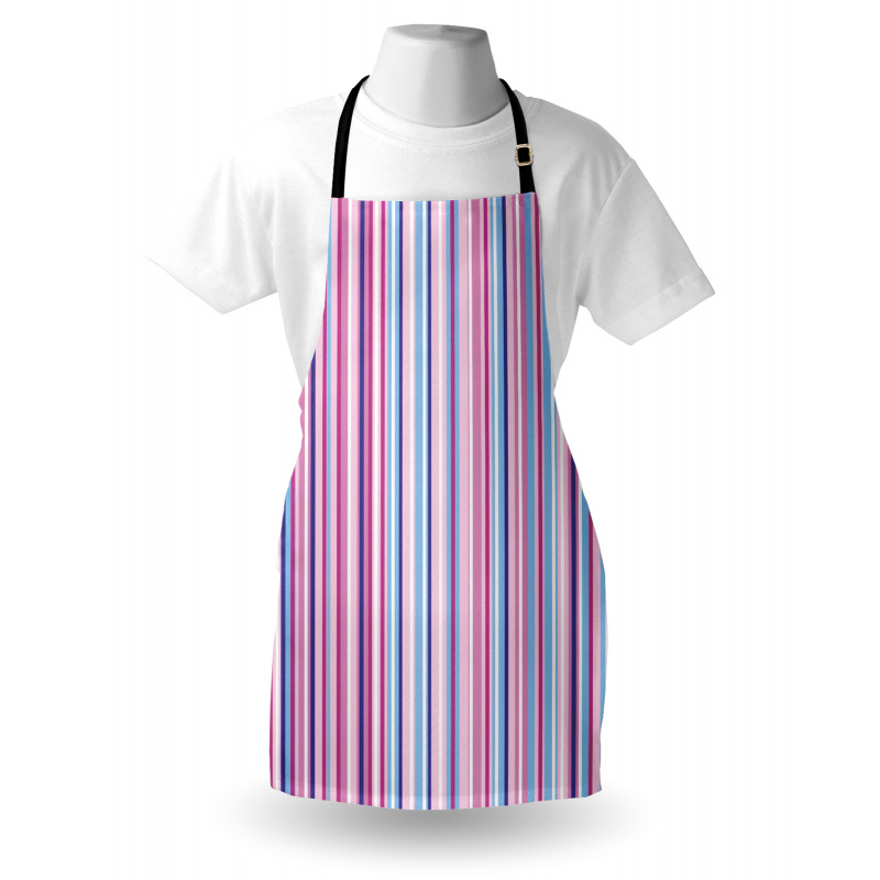 Colored Stripes Lines Apron