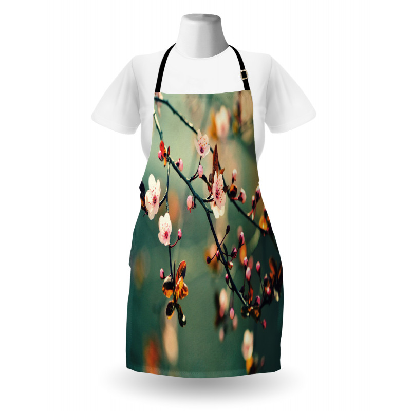 Pink Cherry Sakuras Apron