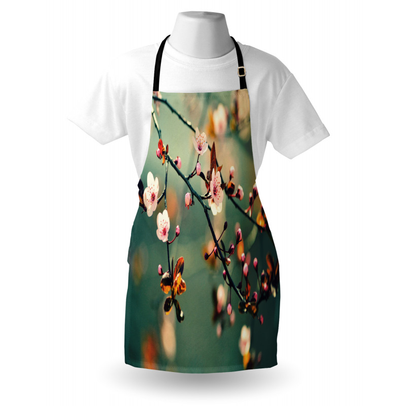 Pink Cherry Sakuras Apron