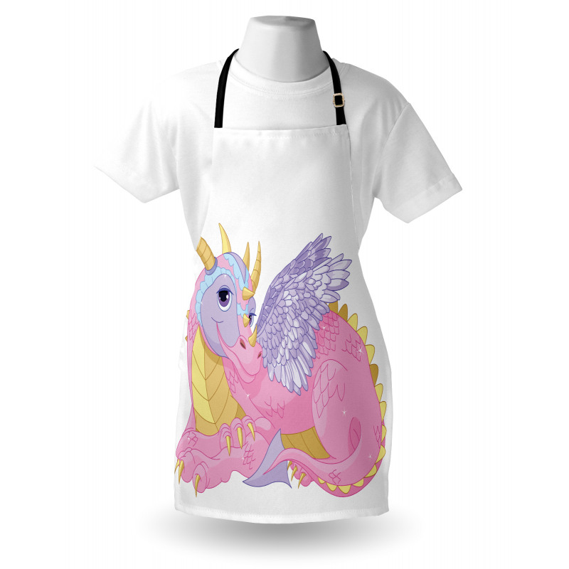 Lady Dragon Posing Apron