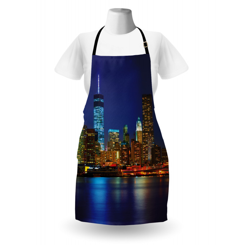 Manhattan Sunset Skyline Apron