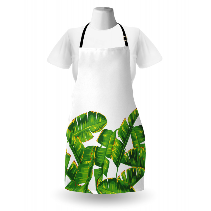 Vibrant Tropical Foliage Apron