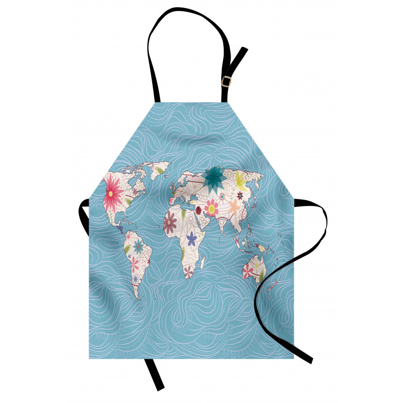 World Continents Apron