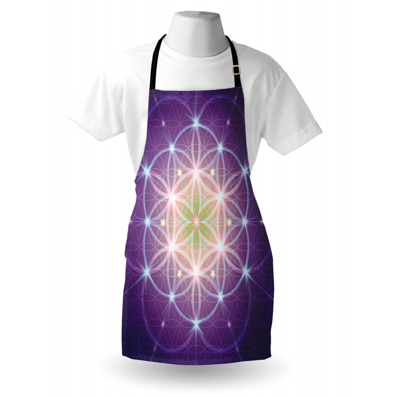 Sign of Cosmos Folk Apron