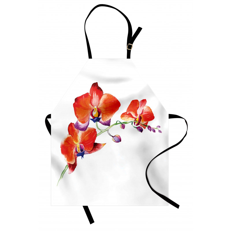 Orchid Branch Blooms Apron