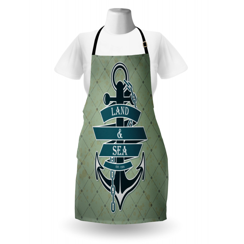 Diamond Pattern Nautical Apron