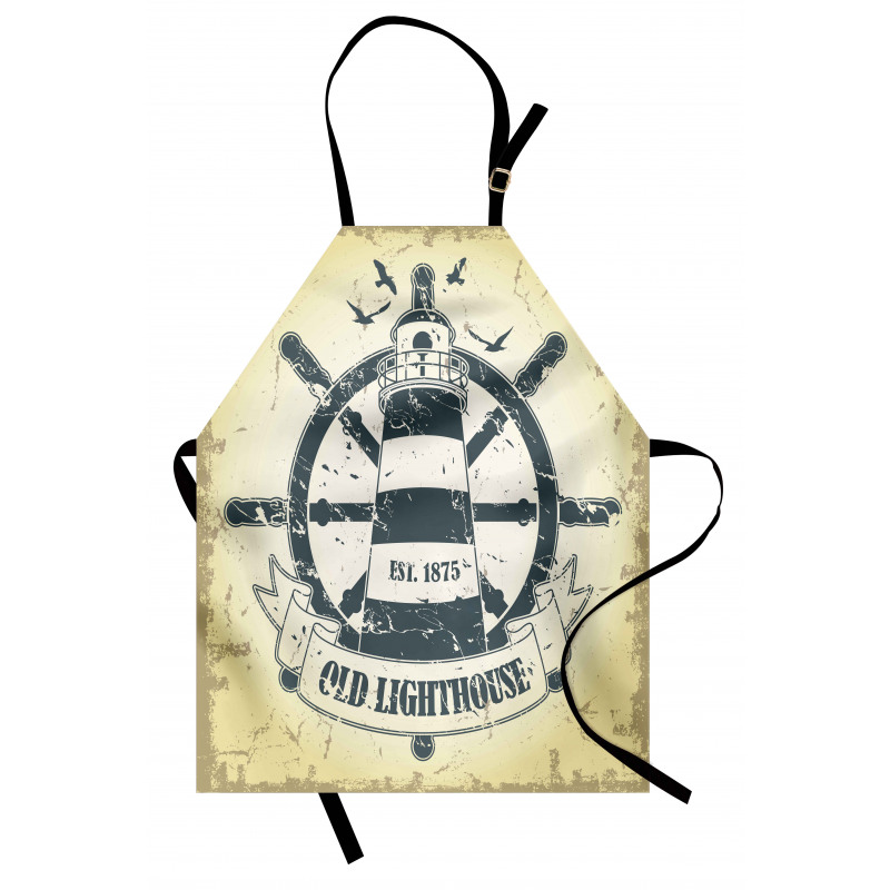 Ship Helm Wheel Retro Apron