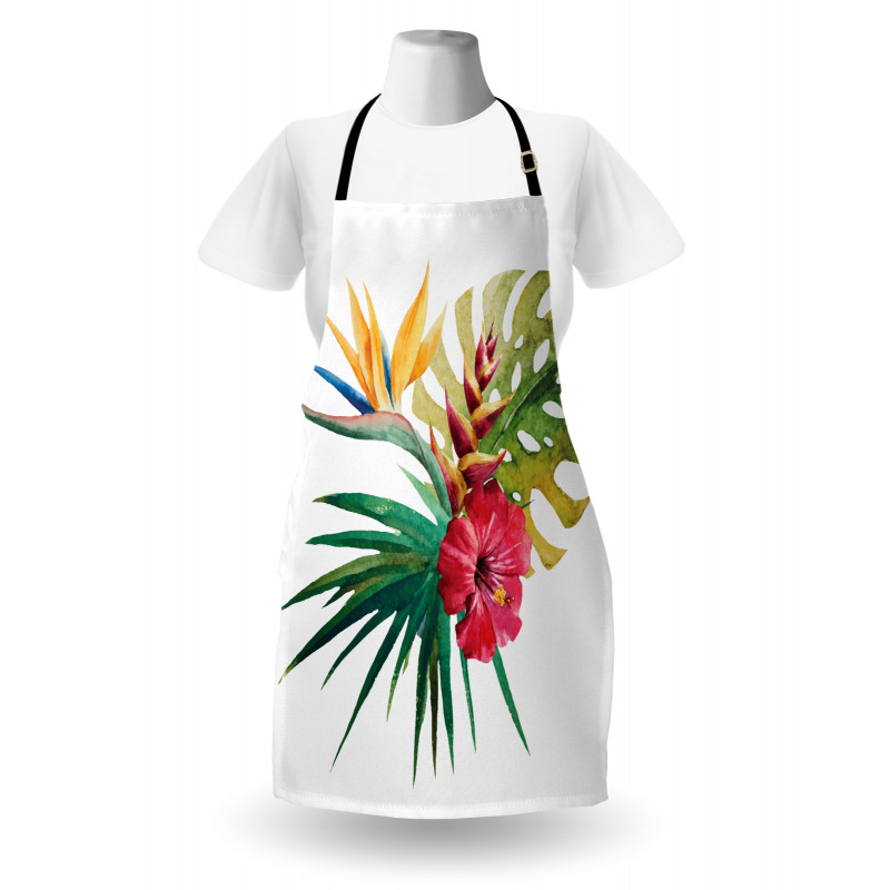 Wild Tropical Orchid Apron