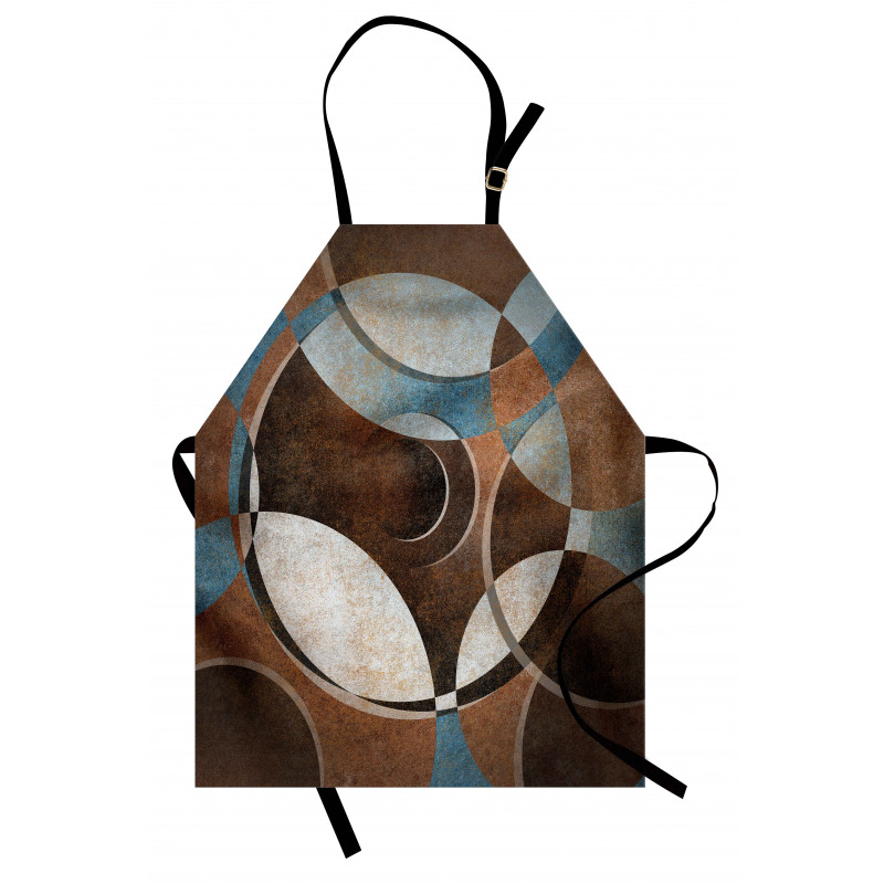 Grunge Vintage Rounds Apron