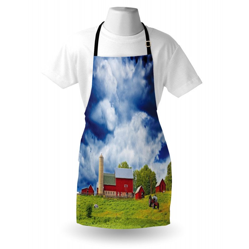 Warehouse Barn Scenery Apron