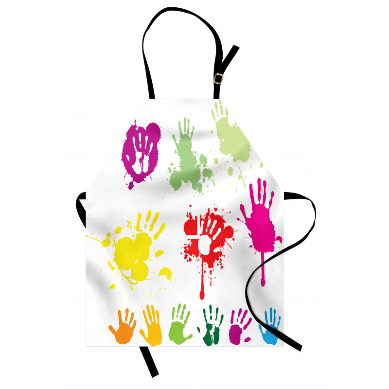 Teenagers Spray Color Apron