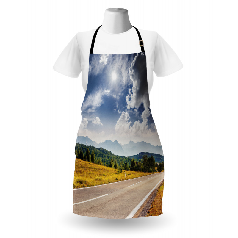 Road Hot Sunny Road Apron