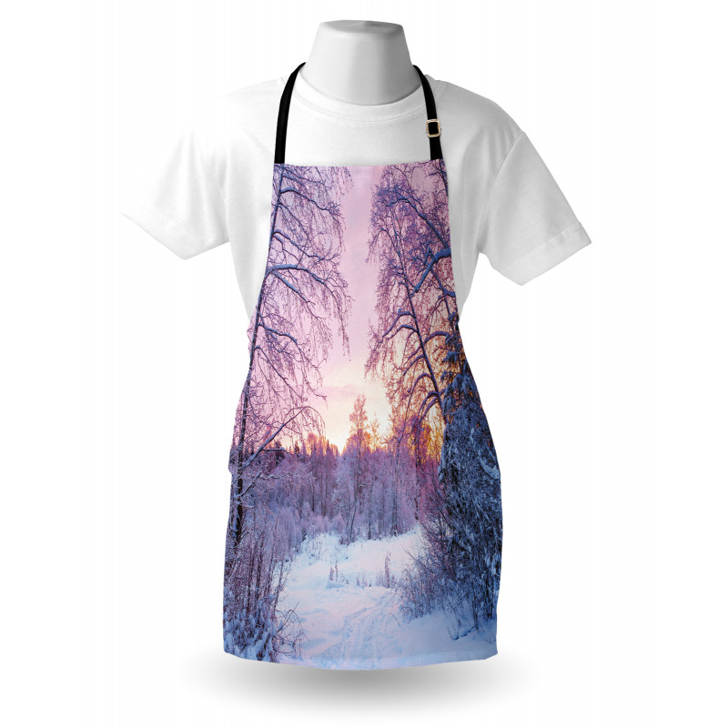 Braches Snowy Sunset Apron