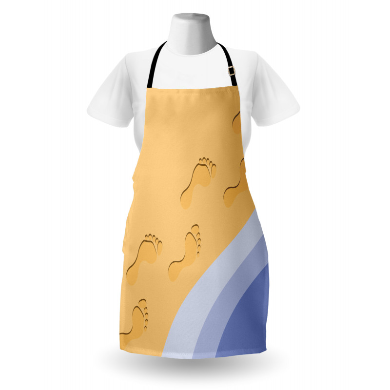 Footprints Sand Seaside Apron