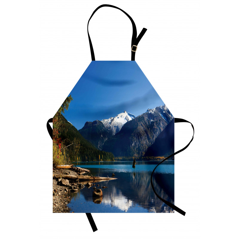 Winter Mountain Trees Apron