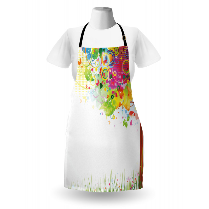 Color Bursting Tree of Life Apron