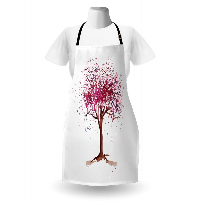 Blossom Buds Sakura Tree Apron