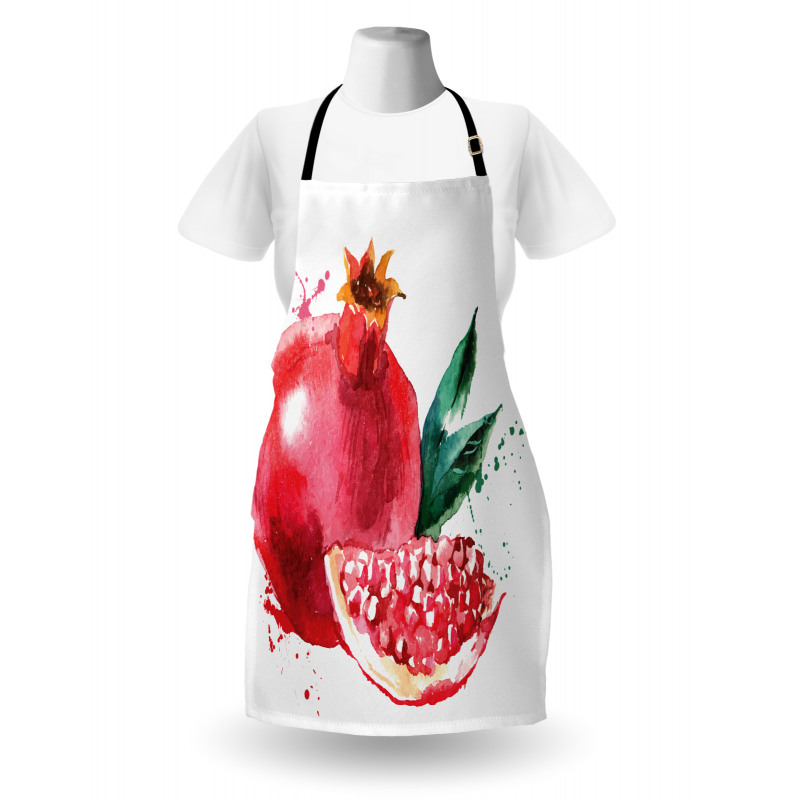 Hand Drawn Watercolor Apron