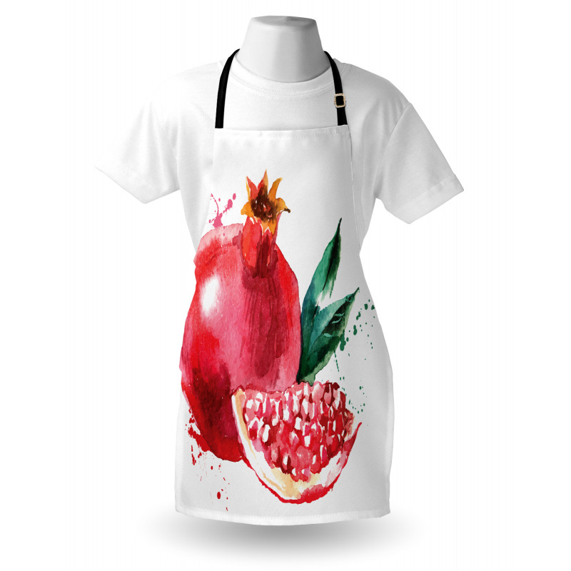 Hand Drawn Watercolor Apron