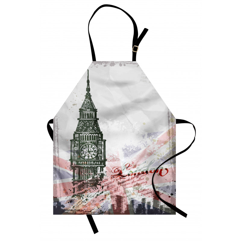 Vintage Big Ben London Apron