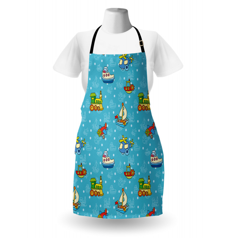 Cartoon Style Toy Apron