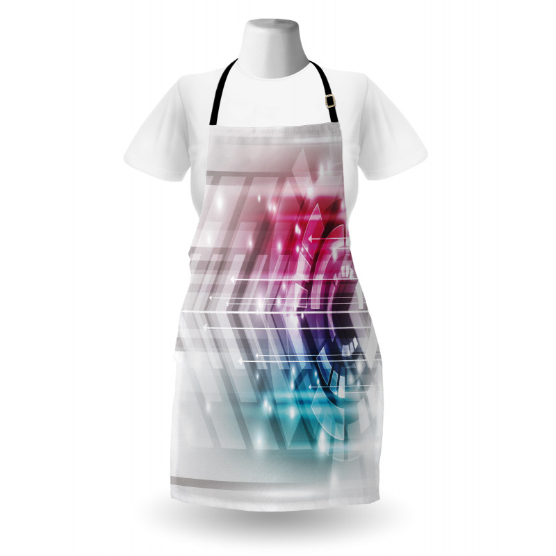 Futuristic Geometric Apron