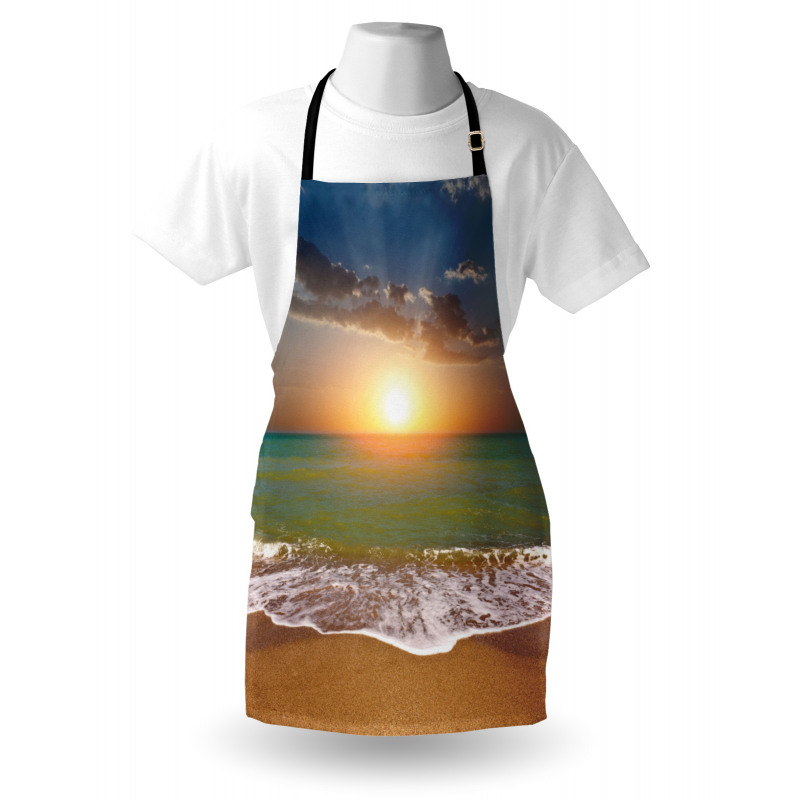 Idyllic Beach Scenery Apron