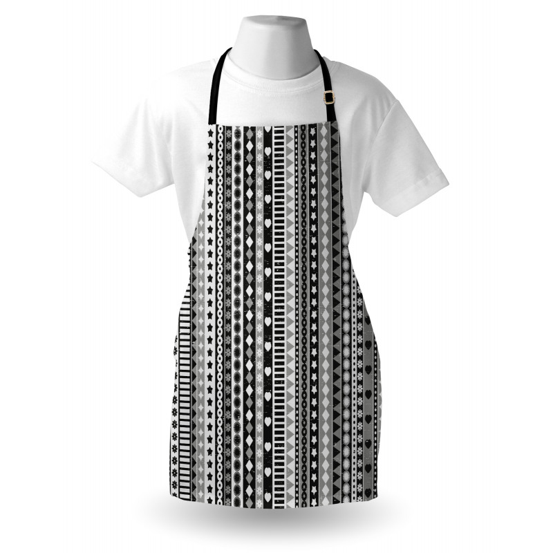 Geometric Ribbon Stripes Apron