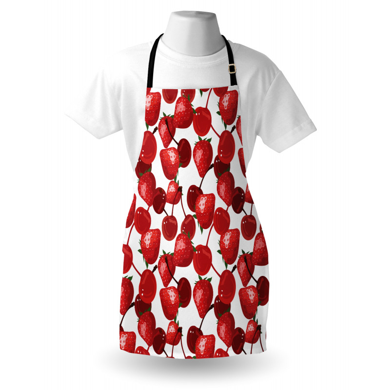 Cherry Picnic Spring Fruits Apron