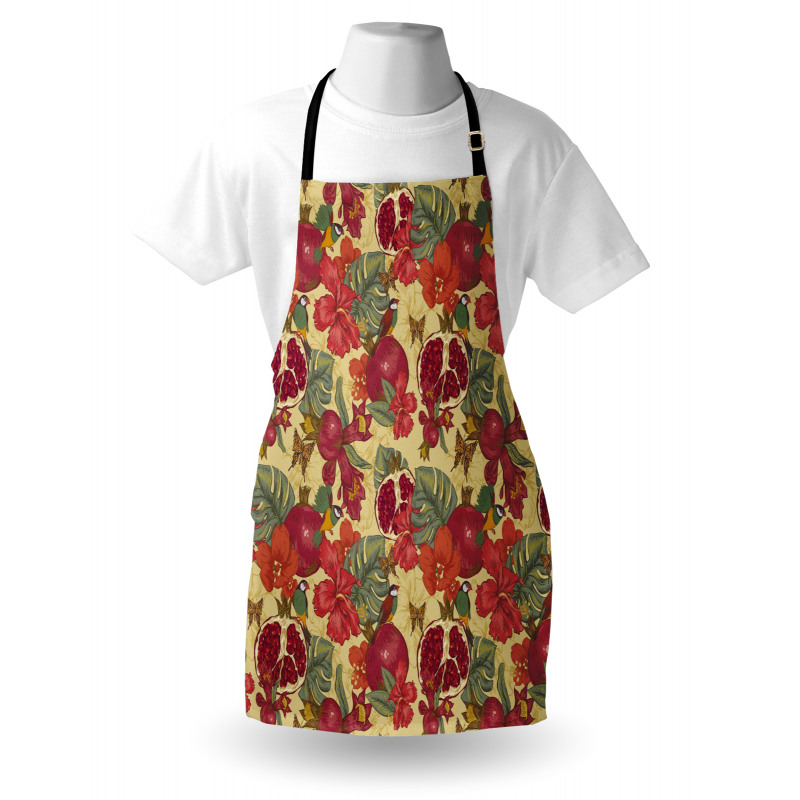 Exotic Wild Tropic Birds Apron